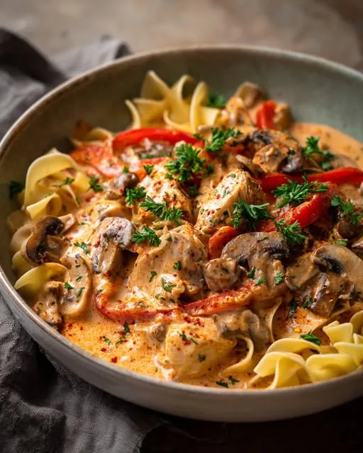 Kip Stroganoff met Paprika