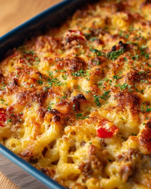 Macaroni Ovenschotel met Gehakt en Kaas