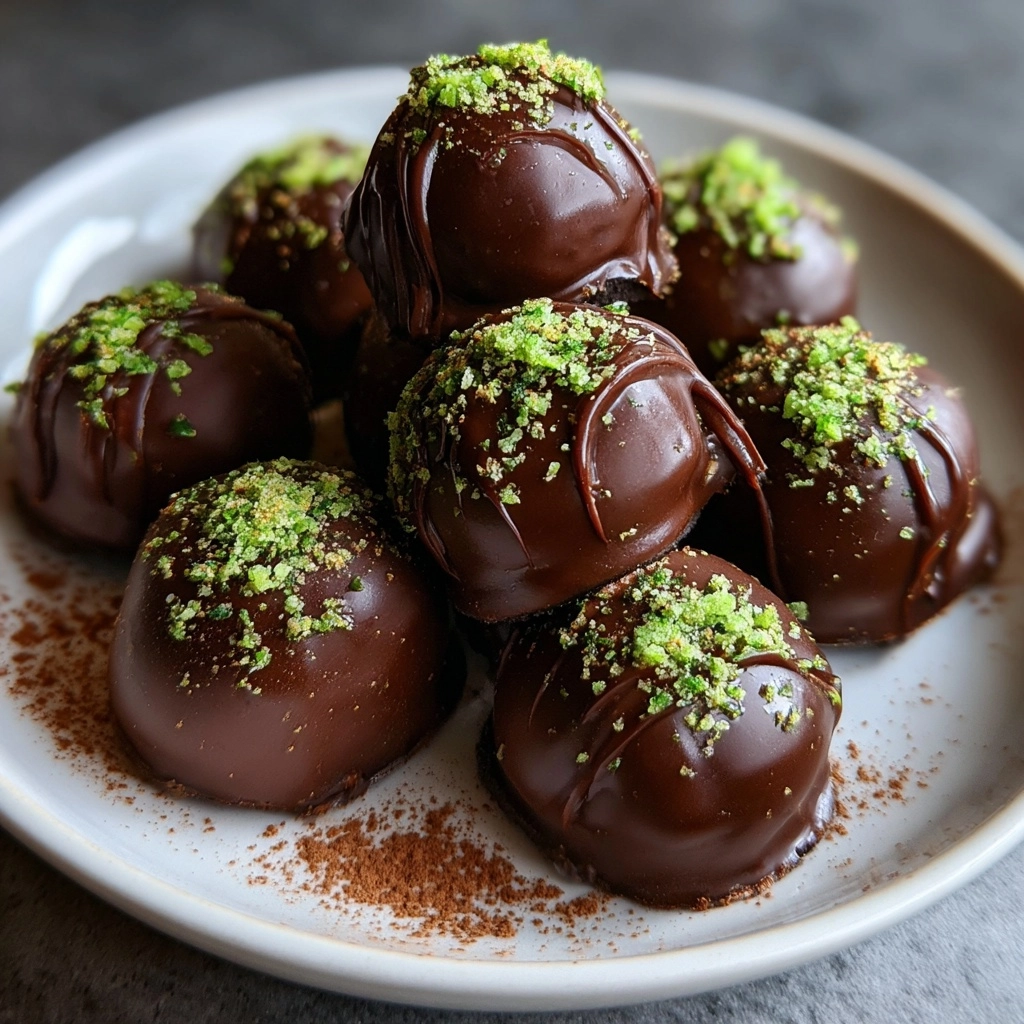 Mint Oreo Truffles