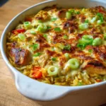 Nasi-Ovenschotel met Kip en Groenten