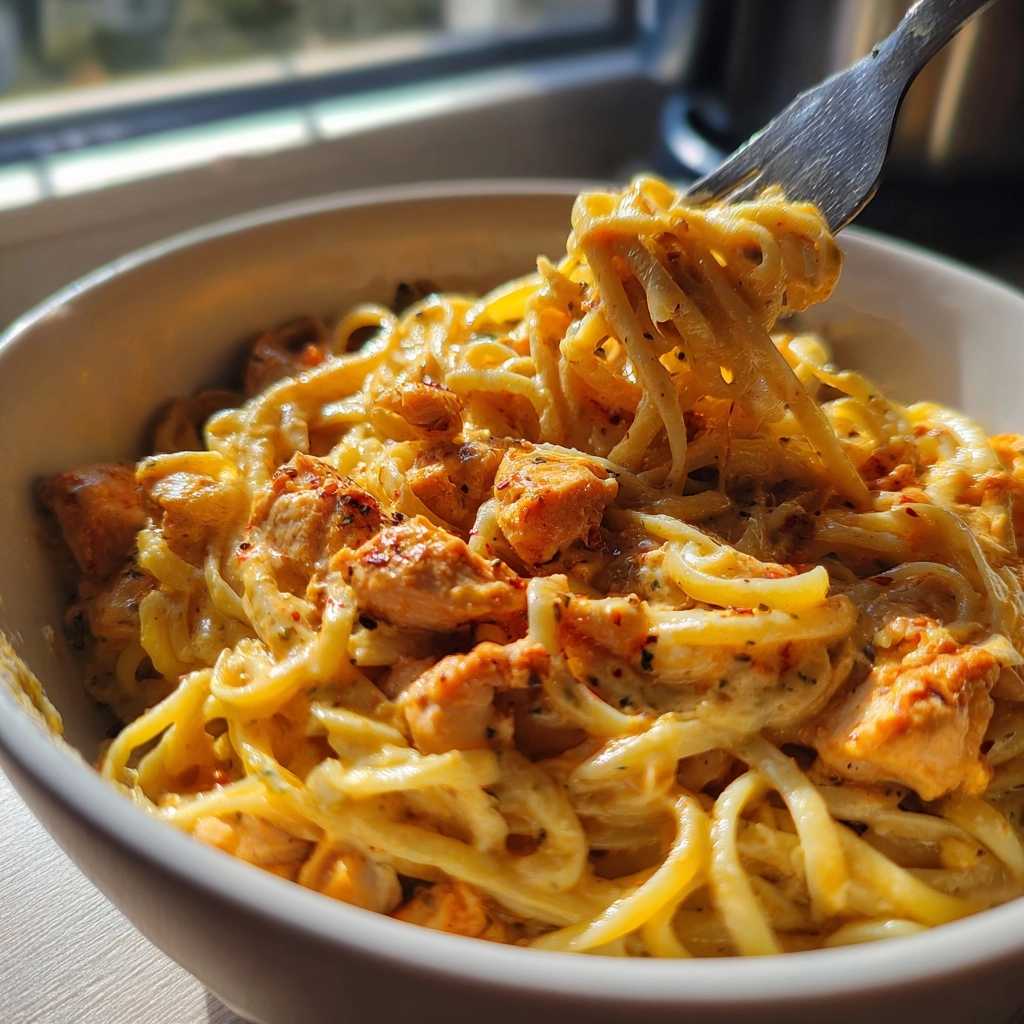 One-Pot Smoky Chipotle Cheesy Chicken Pasta