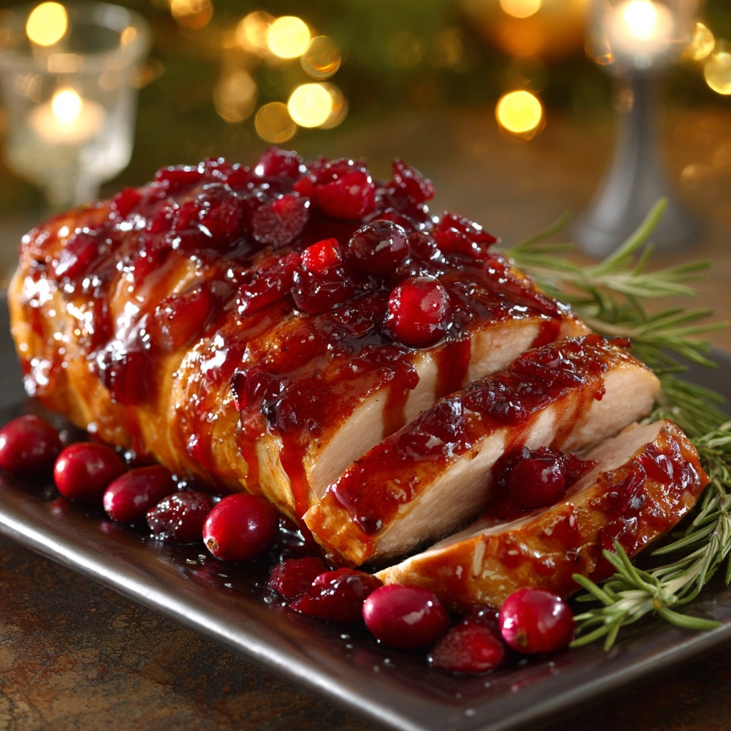 Perfect Cranberry Orange Glazed Turkey Breast for the Holidays