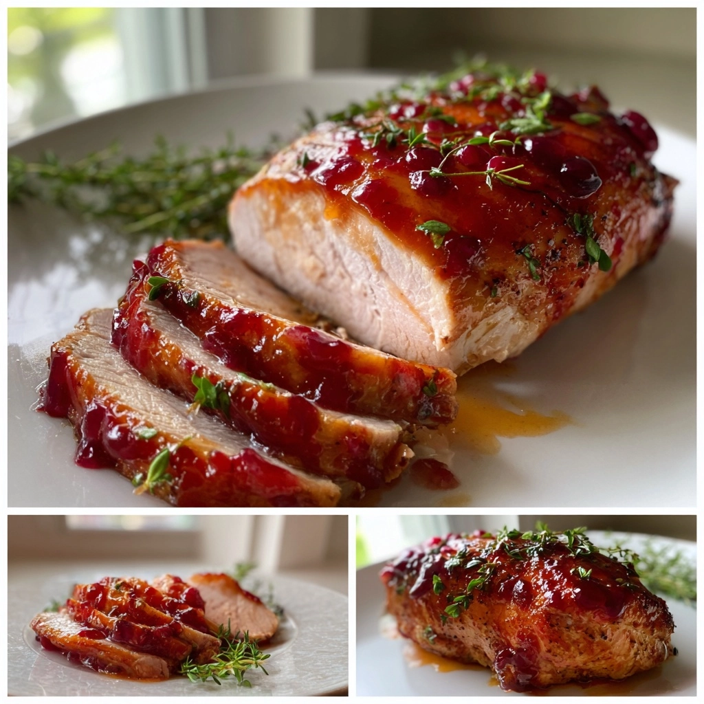Perfect Cranberry Orange Glazed Turkey Breast for the Holidays