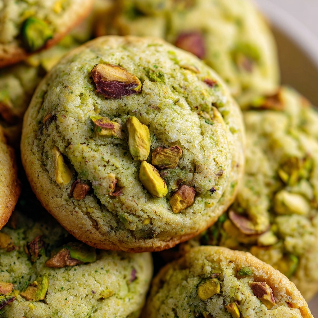 Pistachio Pudding Cookies