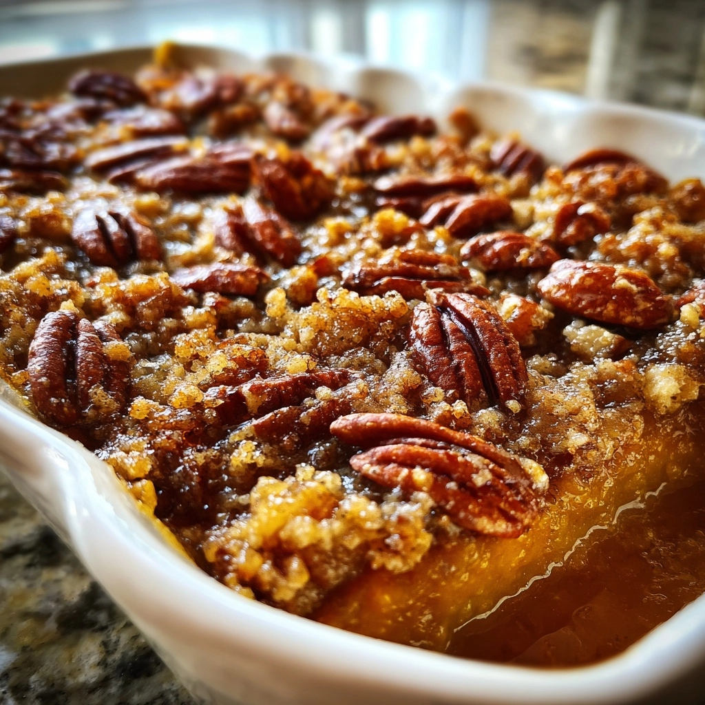 Pumpkin Pecan Cobbler