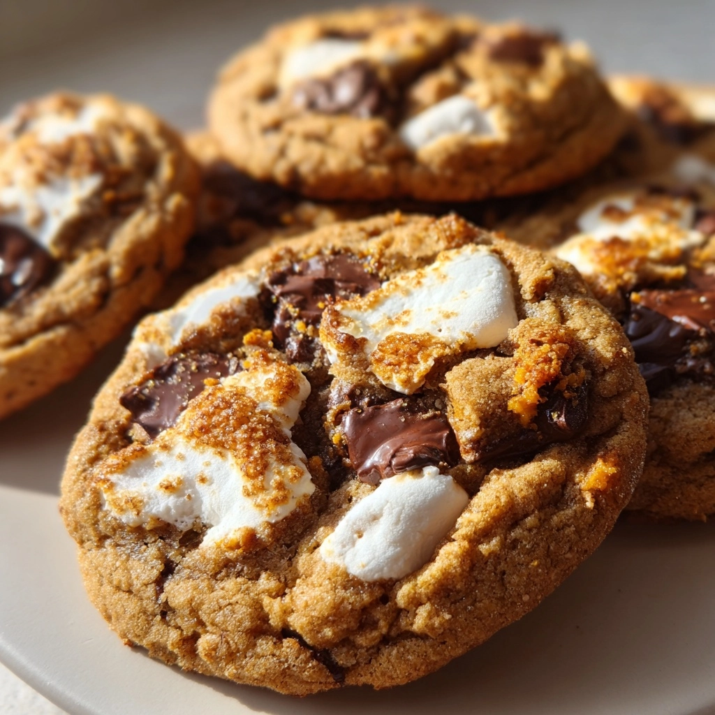 Pumpkin S'mores Cookies