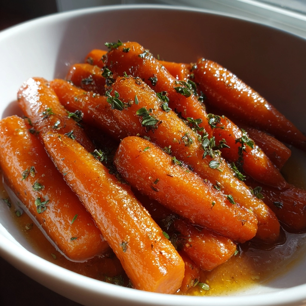 Slow Cooker Magic: Maple & Brown Sugar Glazed Carrots