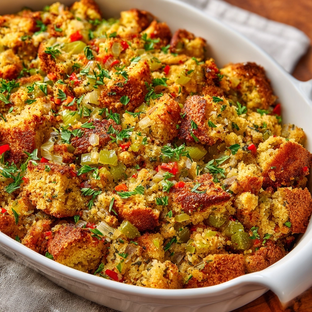 South Louisiana Cornbread Dressing
