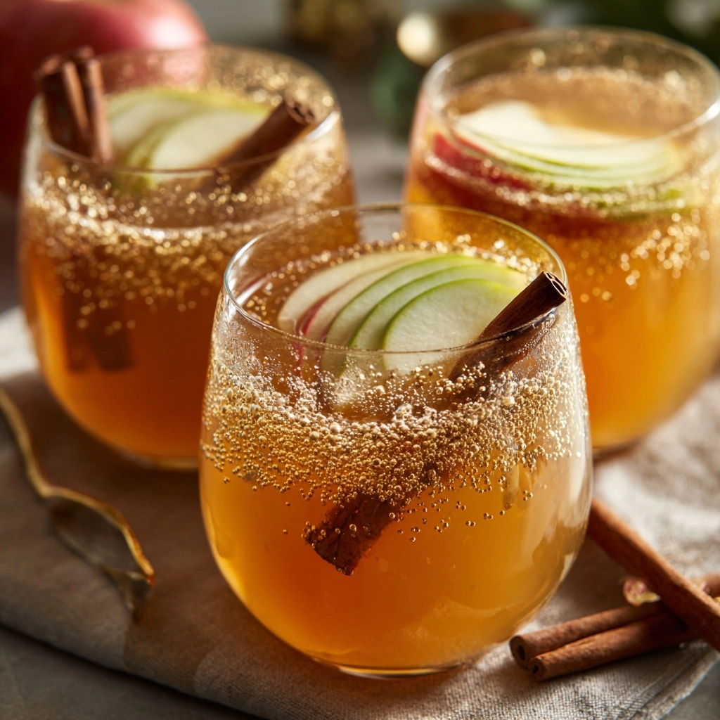 Sparkling Apple Cider Punch Recipe! {4 Ingredients} - The Frugal Girls