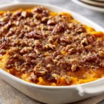 Sweet Potato Casserole with Brown Sugar Topping