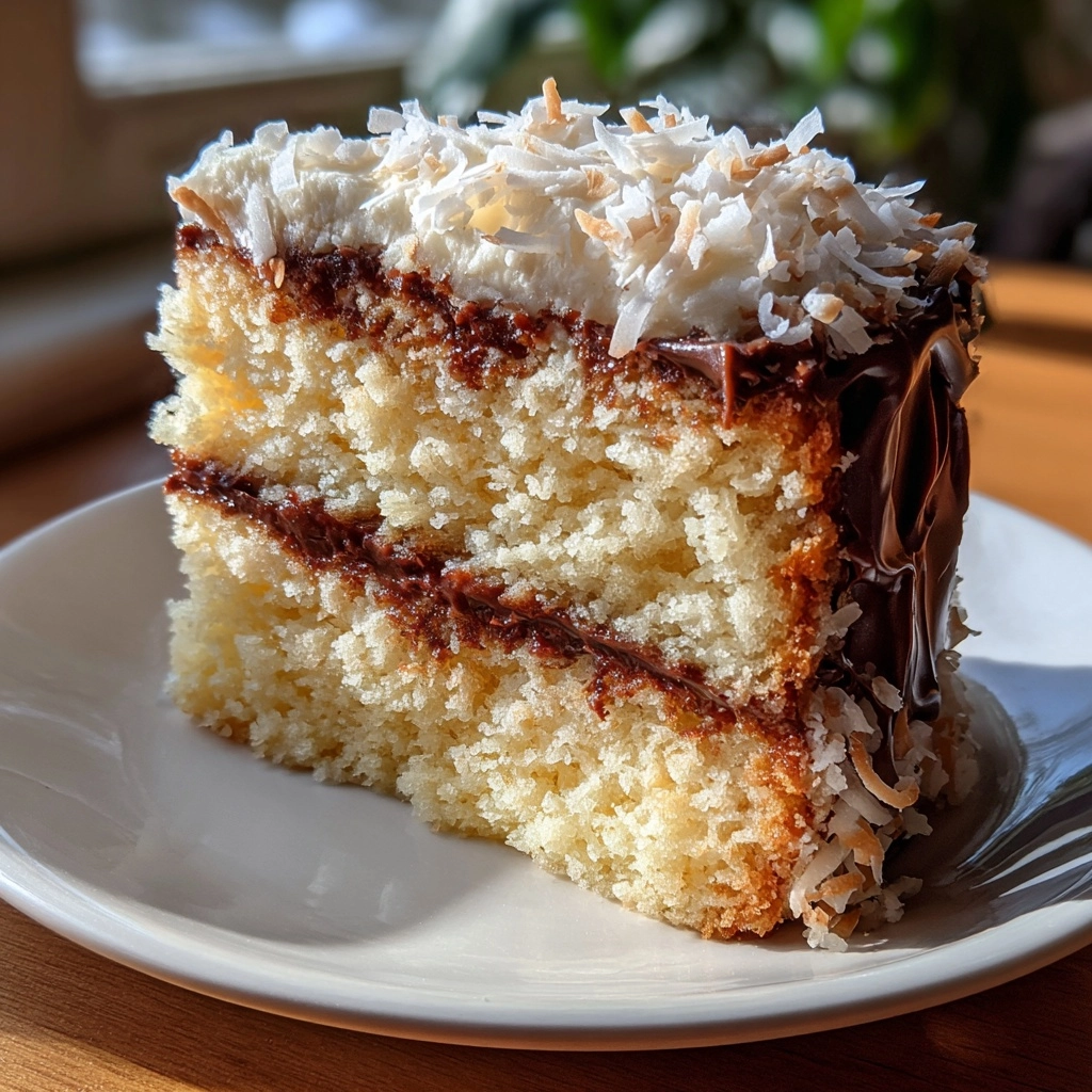 THE BEST RECIPE for White German Chocolate Cake – Fluffy, Moist, and Delicious