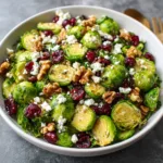 Thanksgiving Salad: Honey Mustard Brussels Sprout Salad
