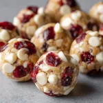 White Chocolate & Cranberry Protein Balls / Starbucks Cranberry Bliss Bars