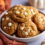 White Chocolate Pumpkin Snickerdoodles