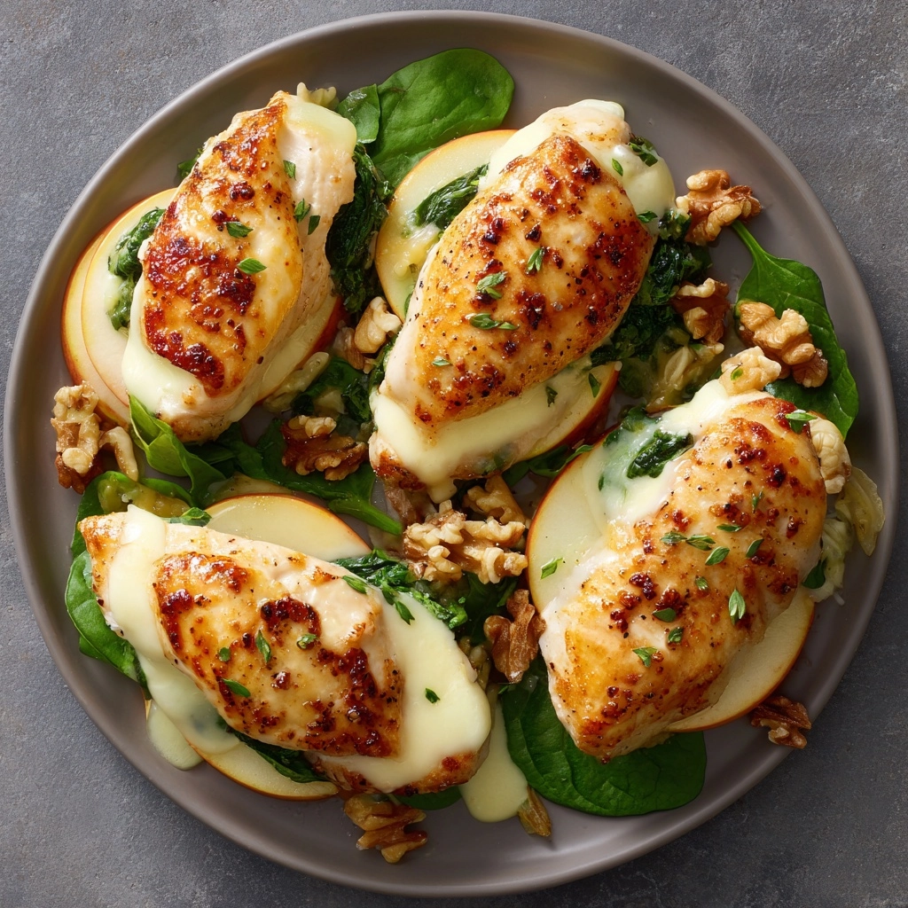 Apple & Brie Stuffed Chicken for a Fancy-Feeling Dinner