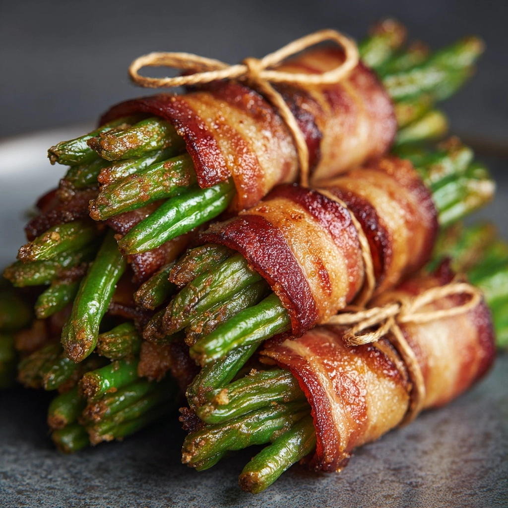 Bacon-Wrapped Green Bean Bundles Recipe