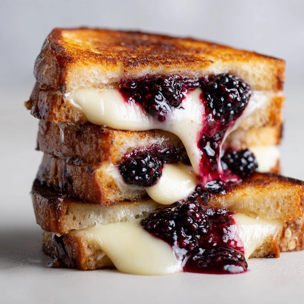 Blackberry Balsamic & Brie Grilled Cheese