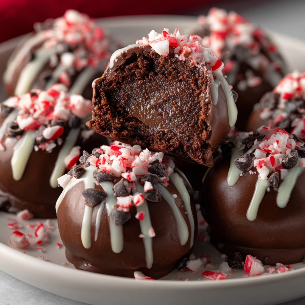 Candy Cane Brownie Bombs (Explosion of Holiday Flavor)