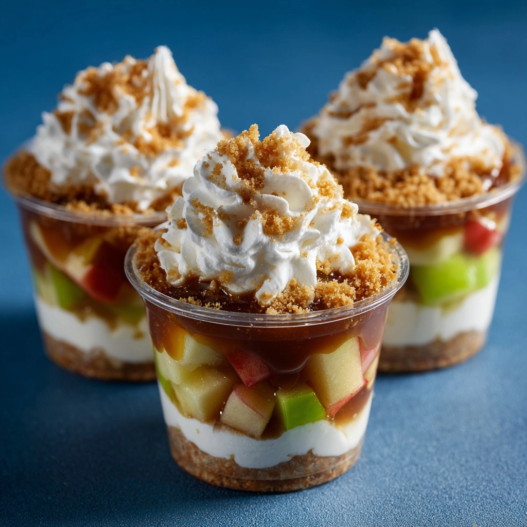 Caramel Apple Dessert Cups