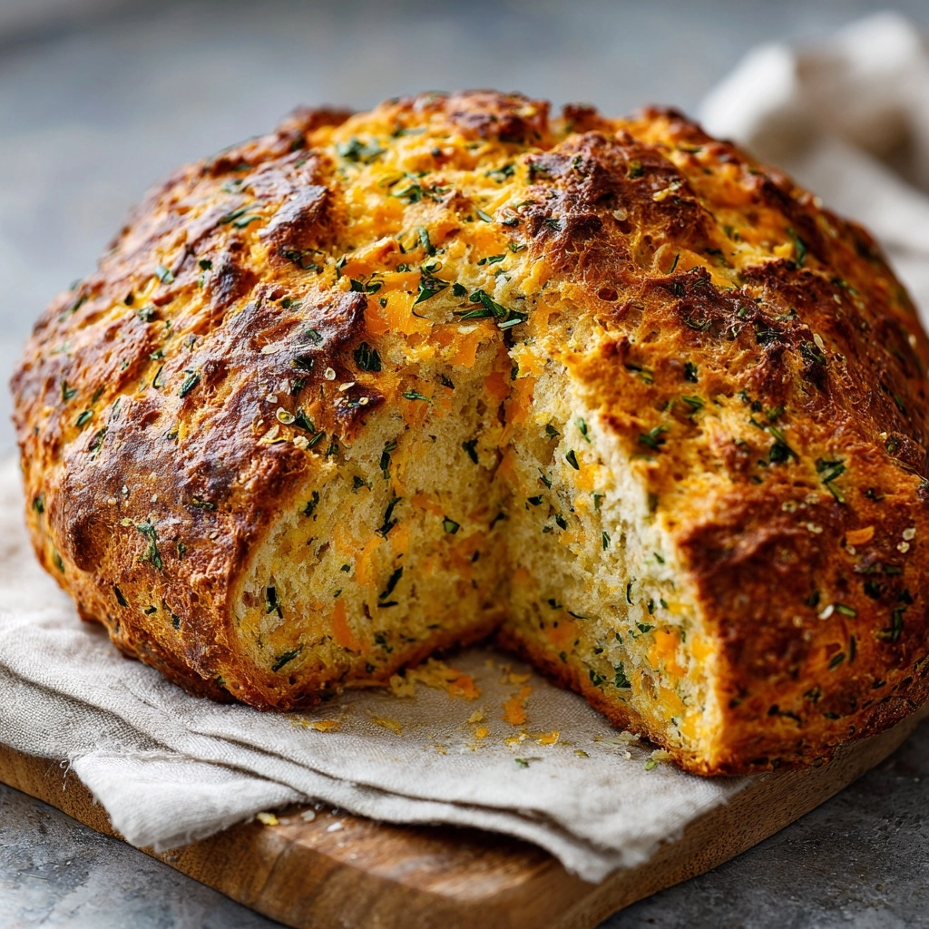 Cheddar and Herb Soda Bread