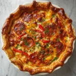 Cheesy Pizza Pot Pie (Comfort Food Mashup Magic)