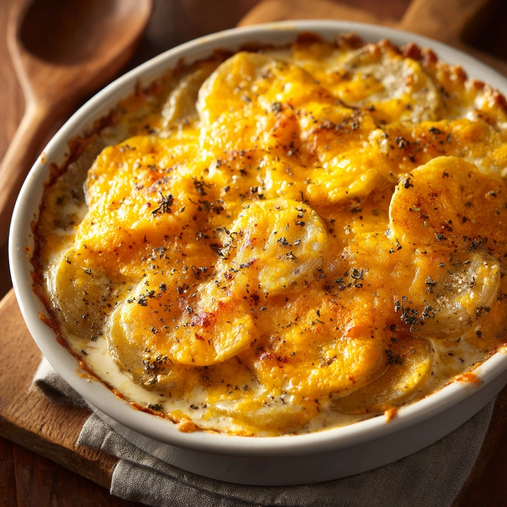 Cheesy Scalloped Potatoes Recipe
