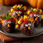 Chocolate Covered Strawberry Turkeys