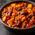 Cozy Sweet Potato Turkey Chili for Chilly Nights