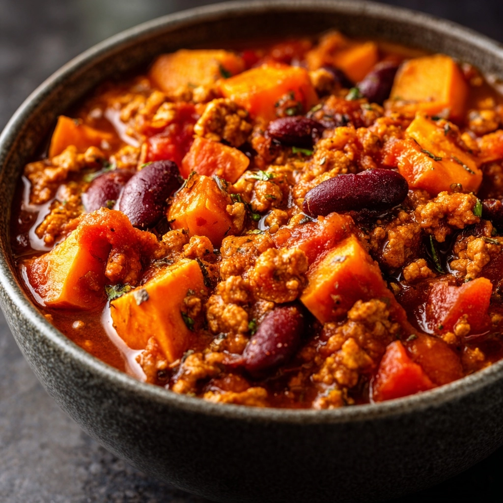Cozy Sweet Potato Turkey Chili for Chilly Nights