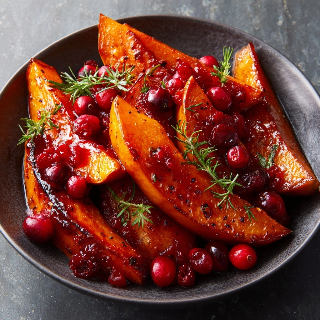 Cranberry-Glazed Butternut Squash Your Holiday Table Needs