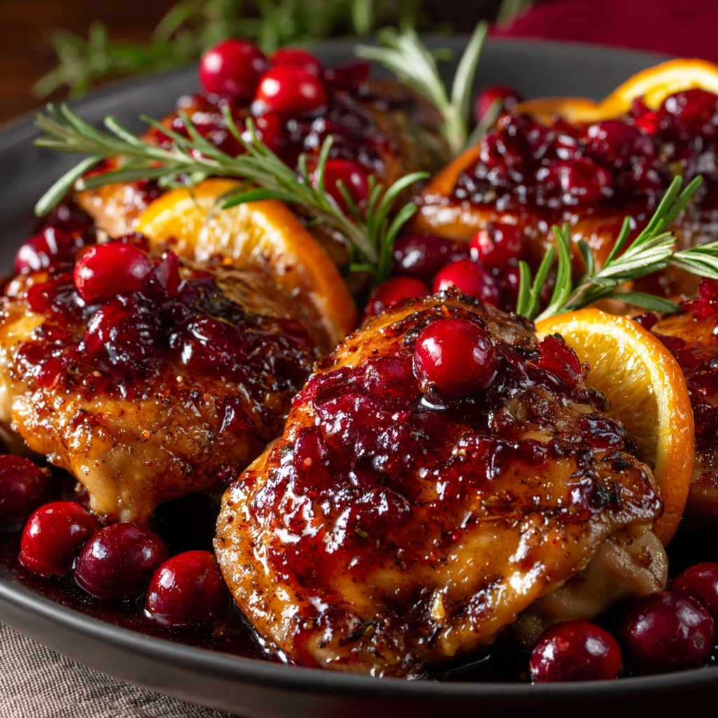 Cranberry Orange Chicken That Feels Like a Festive Feast