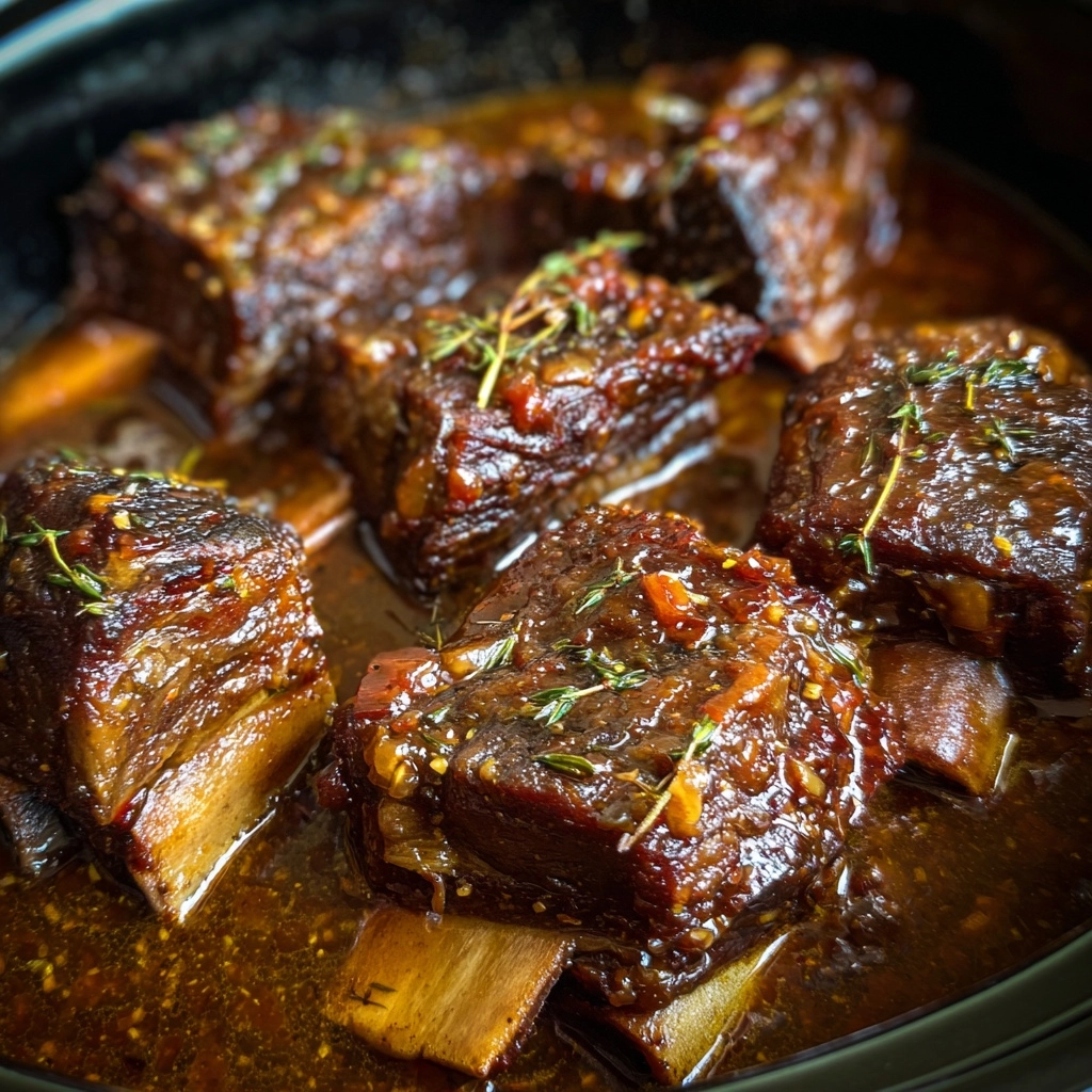 Fall-Off-the-Bone Crockpot Beef Short Ribs with Big Flavor