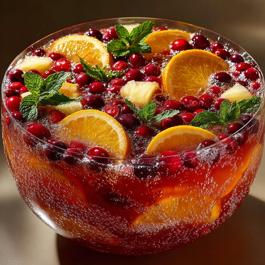 Festive Non-Alcoholic Christmas Punch Recipe to Brighten Your Holidays!