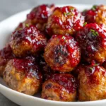 Festive Quick Cranberry Meatballs for a Merry Christmas Feast!