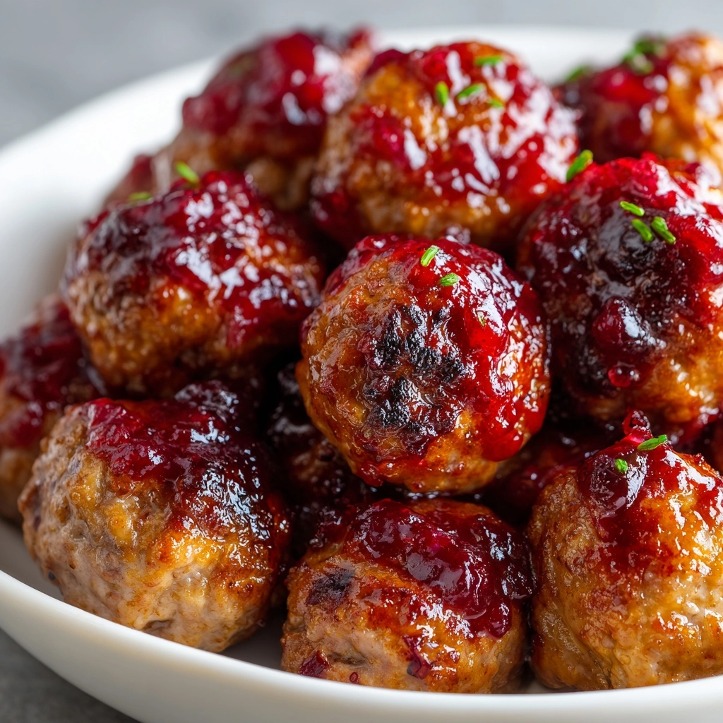 Festive Quick Cranberry Meatballs for a Merry Christmas Feast!