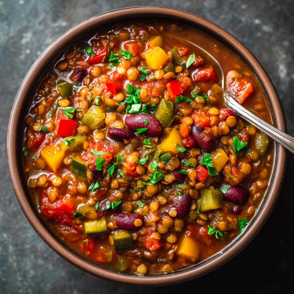 High-Protein Lentil Chili (Hearty & Healthy)
