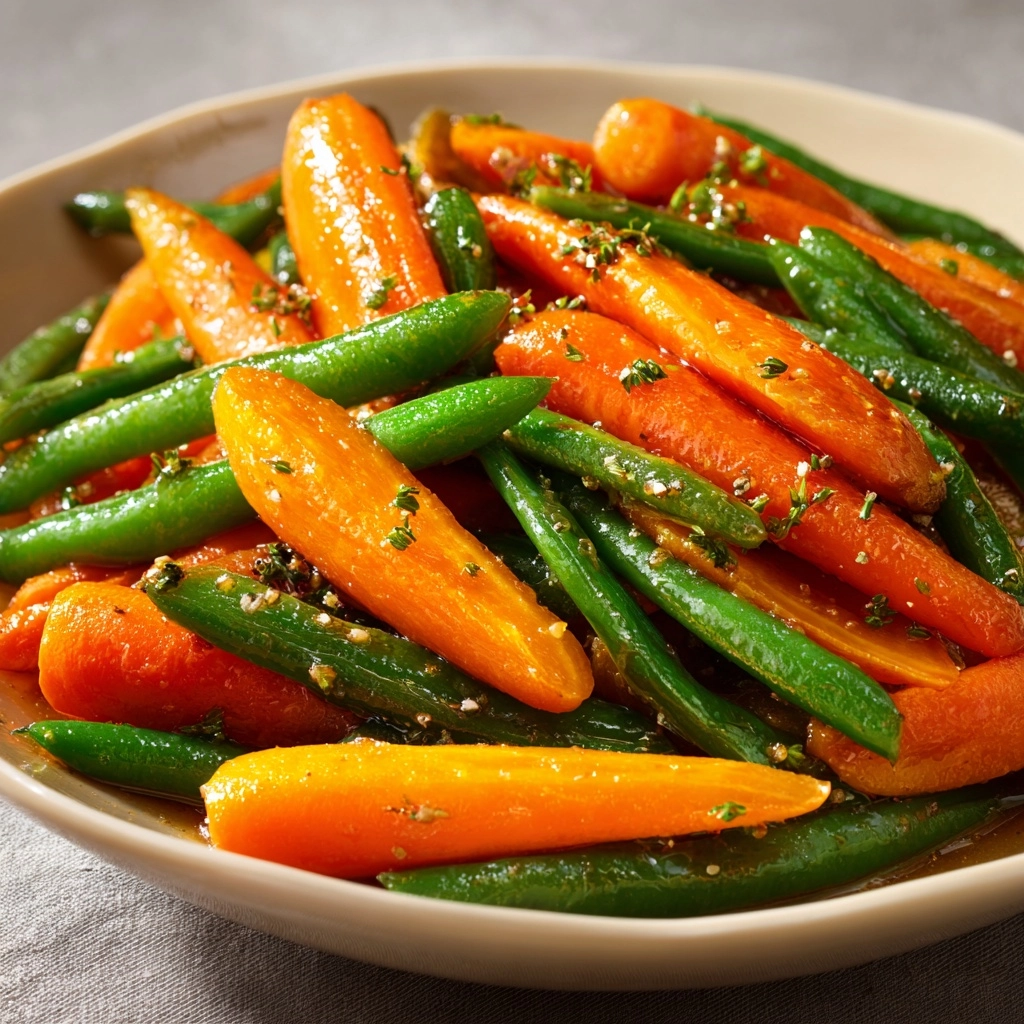 Honey Glazed Carrots & Green Beans