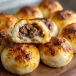 Irresistible Garlic Parmesan Cheeseburger Bombs: The Ultimate Game Day Treat!