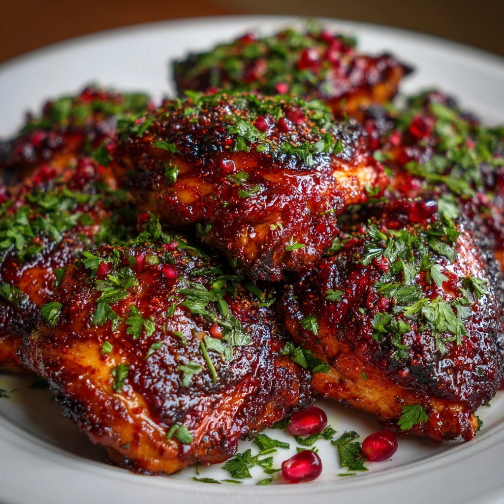 Juicy Pomegranate Sumac Chicken with Bright Flavor