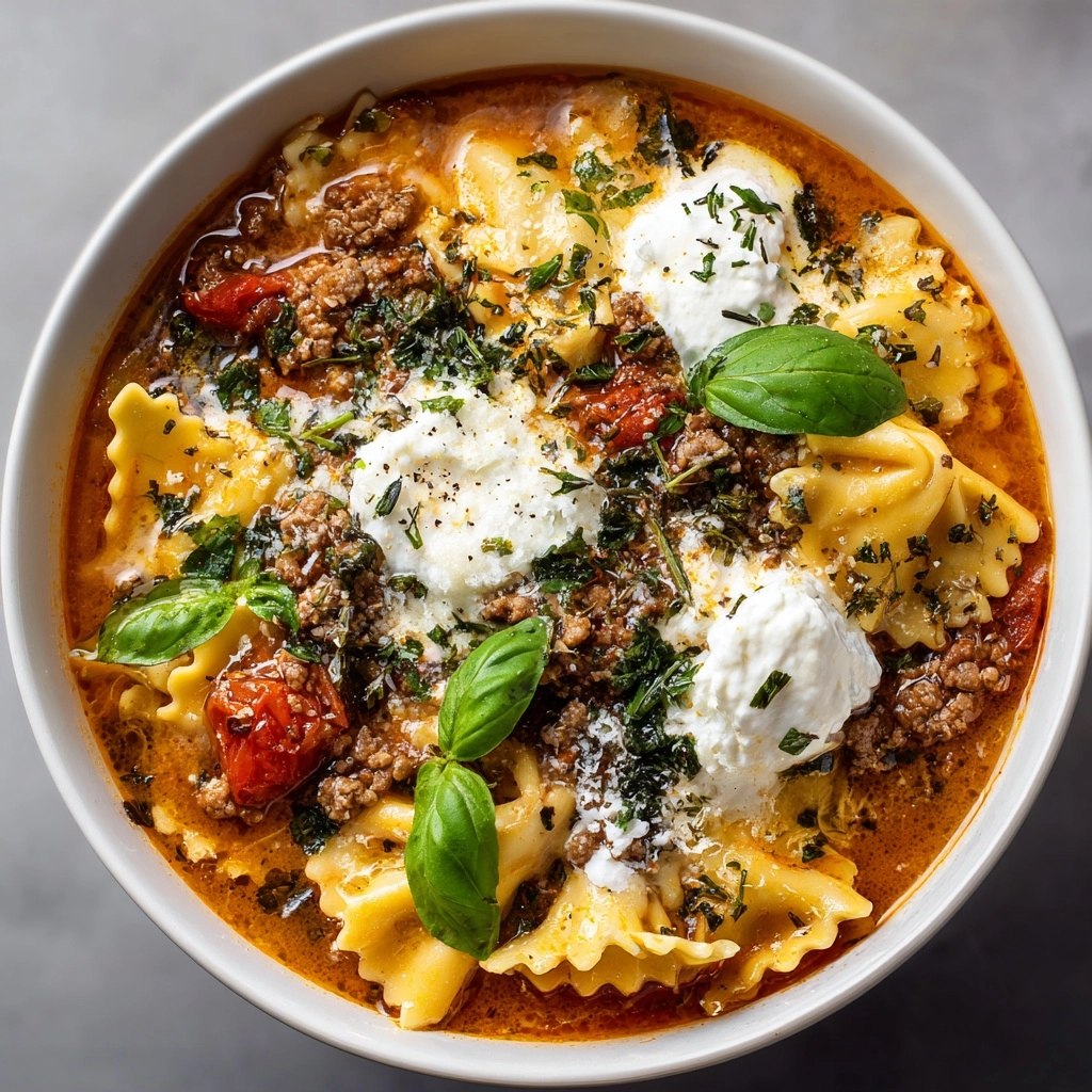 Lasagna Soup (The Coziest Bowl of Comfort Ever)