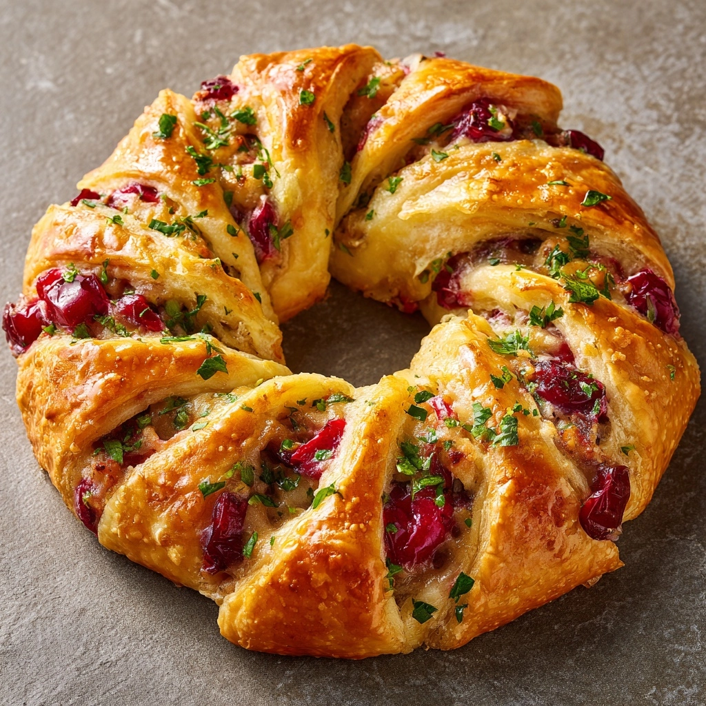 Looking for a Holiday Appetizer Recipe? Try This Turkey Cranberry Crescent Ring!