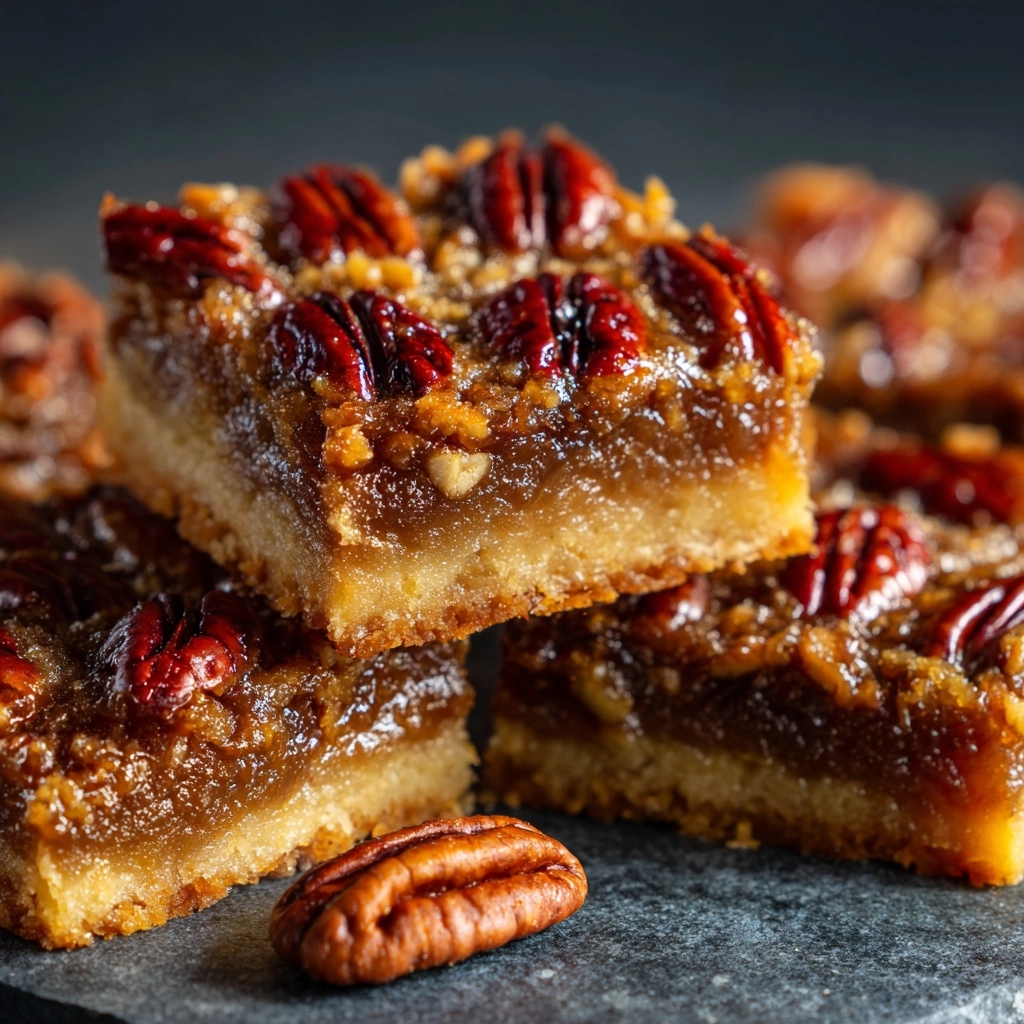 Maple Pecan Pie Bars (Caramelized & Buttery Bliss)