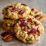 Oatmeal Cranberry Pecan Cookies with the Perfect Chew