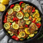 One-Pan Lemon Herb Chicken and Veggies (Easy Clean-Up)