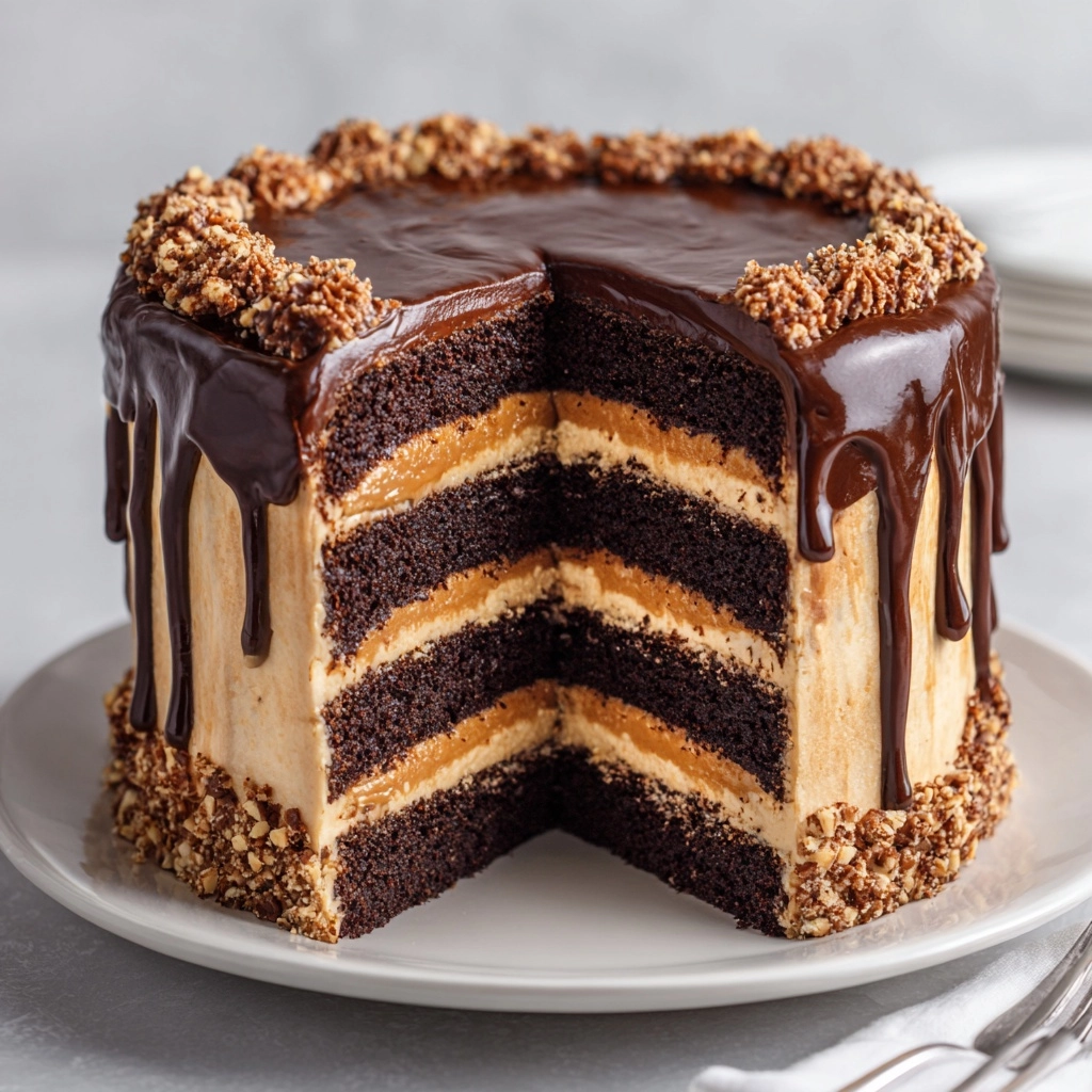Peanut Butter Chocolate Layer Cake for Serious Dessert Lovers