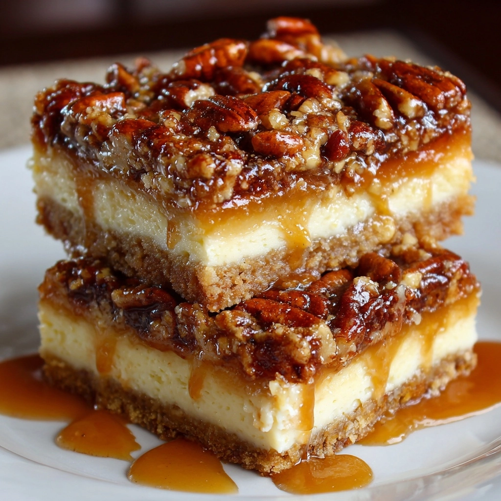 Pecan Pie Cheesecake (Bars or Cake!) | A Spicy Perspective