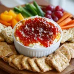 Quick Pepper Jelly Cream Cheese Appetizer Dip and Bites
