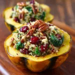 Quinoa-Stuffed Acorn Squash (Festive & Healthy)