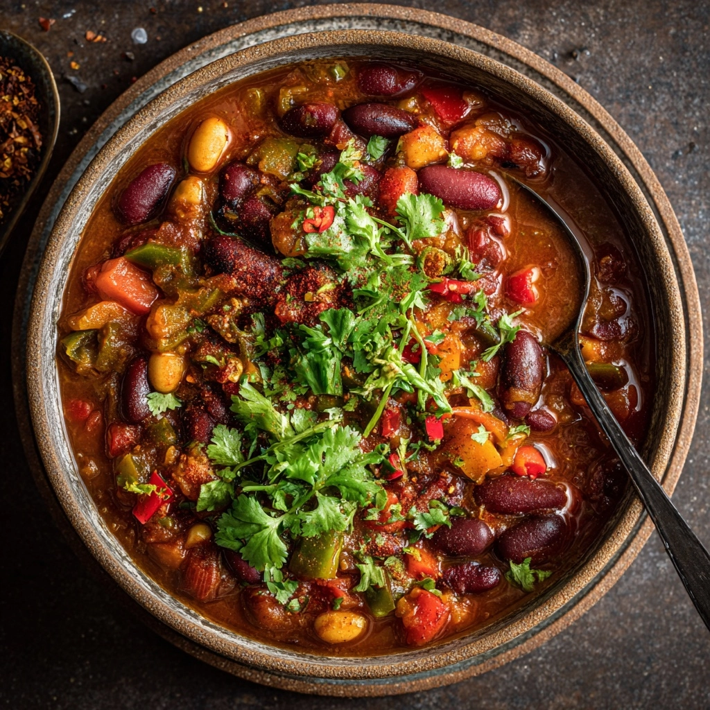 Smoky 3-Bean Chili (Loaded & Heartwarming)