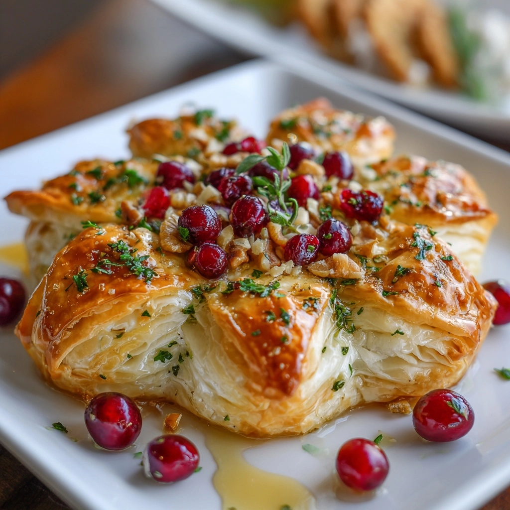 Snowflake Brie | Winter Recipe Inspo. | Easy Appetizers for the Holiday Season | Healthy Snacks